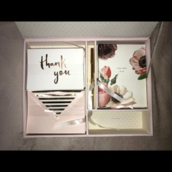 Kate Spade Keepsake Thank You Card Box - Picture 1 of 5